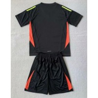 Echipament fotbal Argentina Portar Tricou Acasa Copa America 2024 pentru copii maneca scurta (+ Pantaloni scurti)